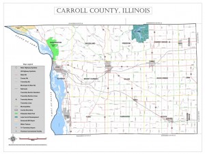 Carroll county map